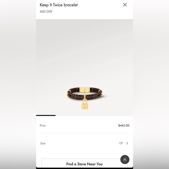 Louis Vuitton Keep It Twice bracelet - Picture 3 of 9